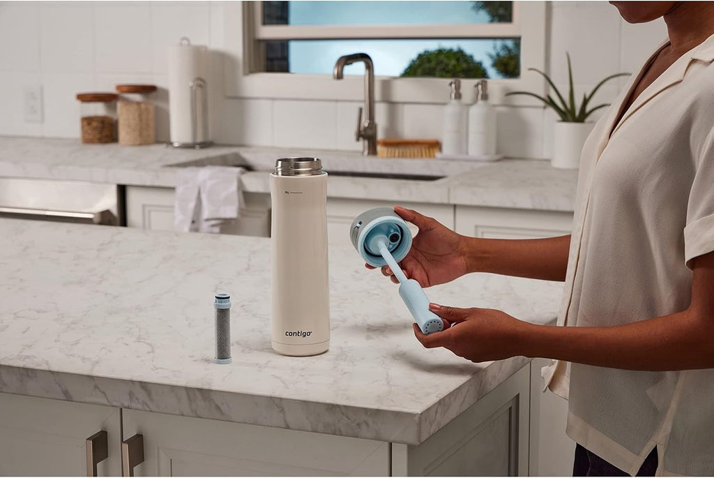 Contigo 24 oz. Wells Chill Stainless Steel Filter Water Bottle - Salt - Pick 650