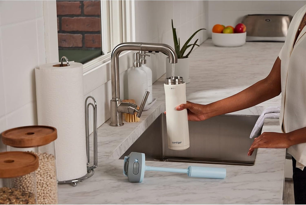 Contigo 24 oz. Wells Chill Stainless Steel Filter Water Bottle - Salt - Pick 650