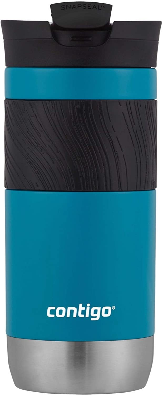Contigo Byron 2.0 Stainless Steel Travel Mug with SNAPSEAL Lid and Grip, 20 oz, Sake &amp; Blue Corn, 2-Pack - Pick 116