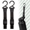 Linkidea 2 Pack Fence Hooks for Waterbottle, Compatible with Stanley, Nalgene, IRON FLASK with Handle Bottle &amp; Tumbler, S Shaped Hook Hanger Magnetic Buckle for Outdoor Sports Camping - Pick 586