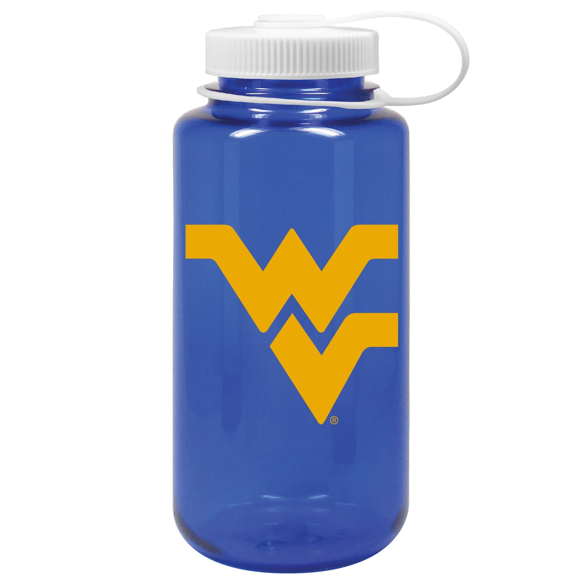 Navy West Virginia Mountaineers 32oz. Nalgene Sustainable Wide Mouth Water Bottle - Pick 227