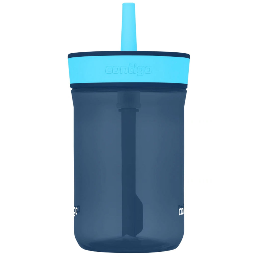 Contigo Kid's 14 oz. Leighton Tumbler with Straw - Juniper/Blue Forest - Pick 605