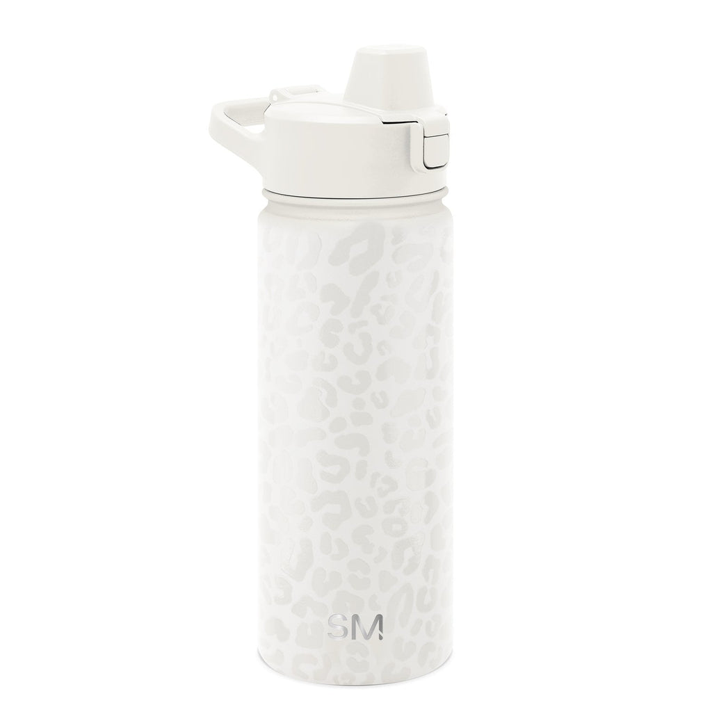 Simple Modern 18 fl oz Insulated Stainless Steel Summit Water Bottle with Covered Silicone Straw Lid | Sweet Taffy - Pick 863