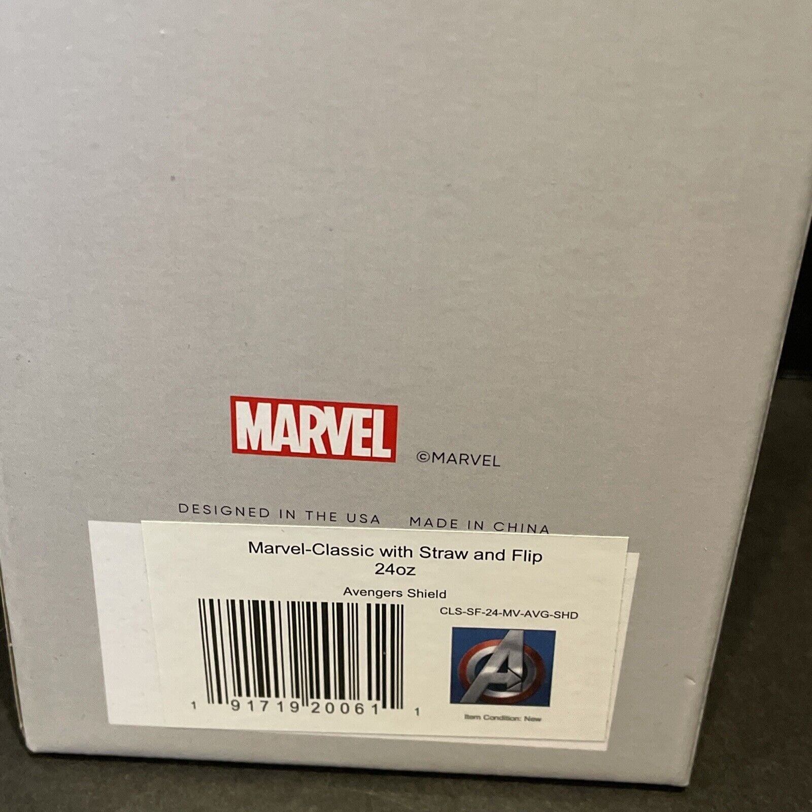 Simple Modern Insulated Avengers Shield 24oz  Tumbler W/Flip Lid and Straw Lid - Pick 840