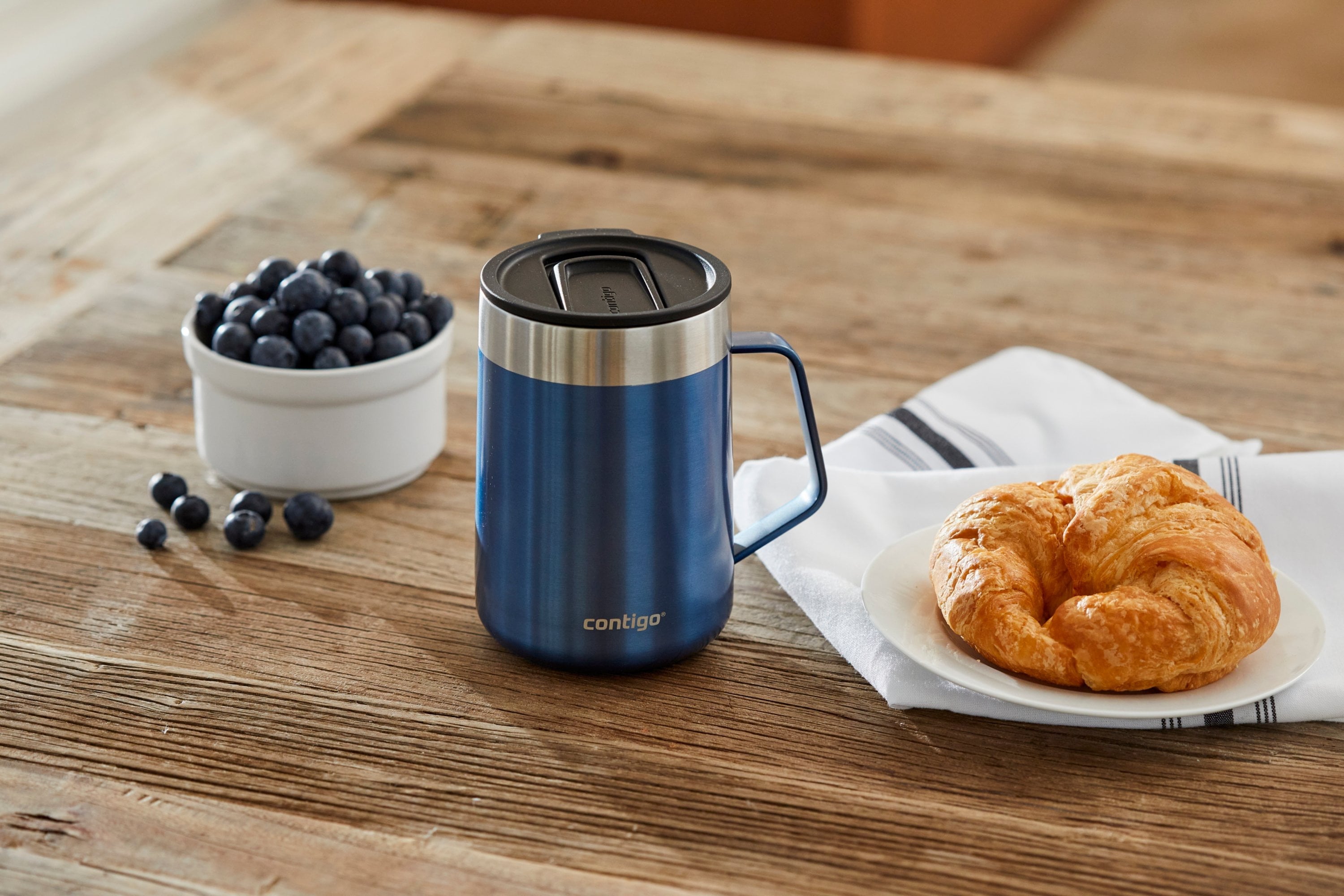 Contigo 14 oz. Streeterville Stainless Steel Mug - Blue Corn - Pick 158