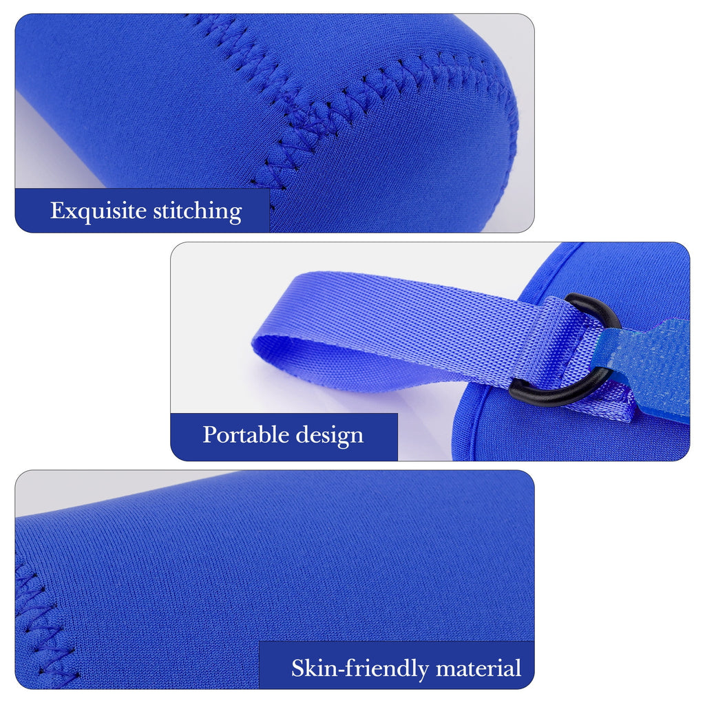 Linkidea Water Bottle Sleeve Compatible with CamelBak Eddy+ Tritan 14oz, Steel 12oz Kids Bottle, Waterbottle Holder Bag with Name Tag, Navy Blue - Pick 201