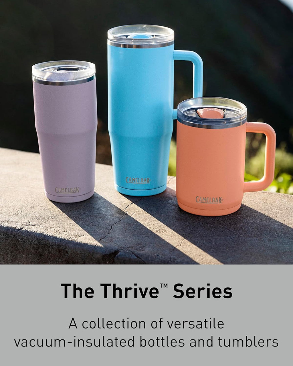 CamelBak Thrive 16oz Stainless Steel Leak-Proof Mug, Stone - Pick 670