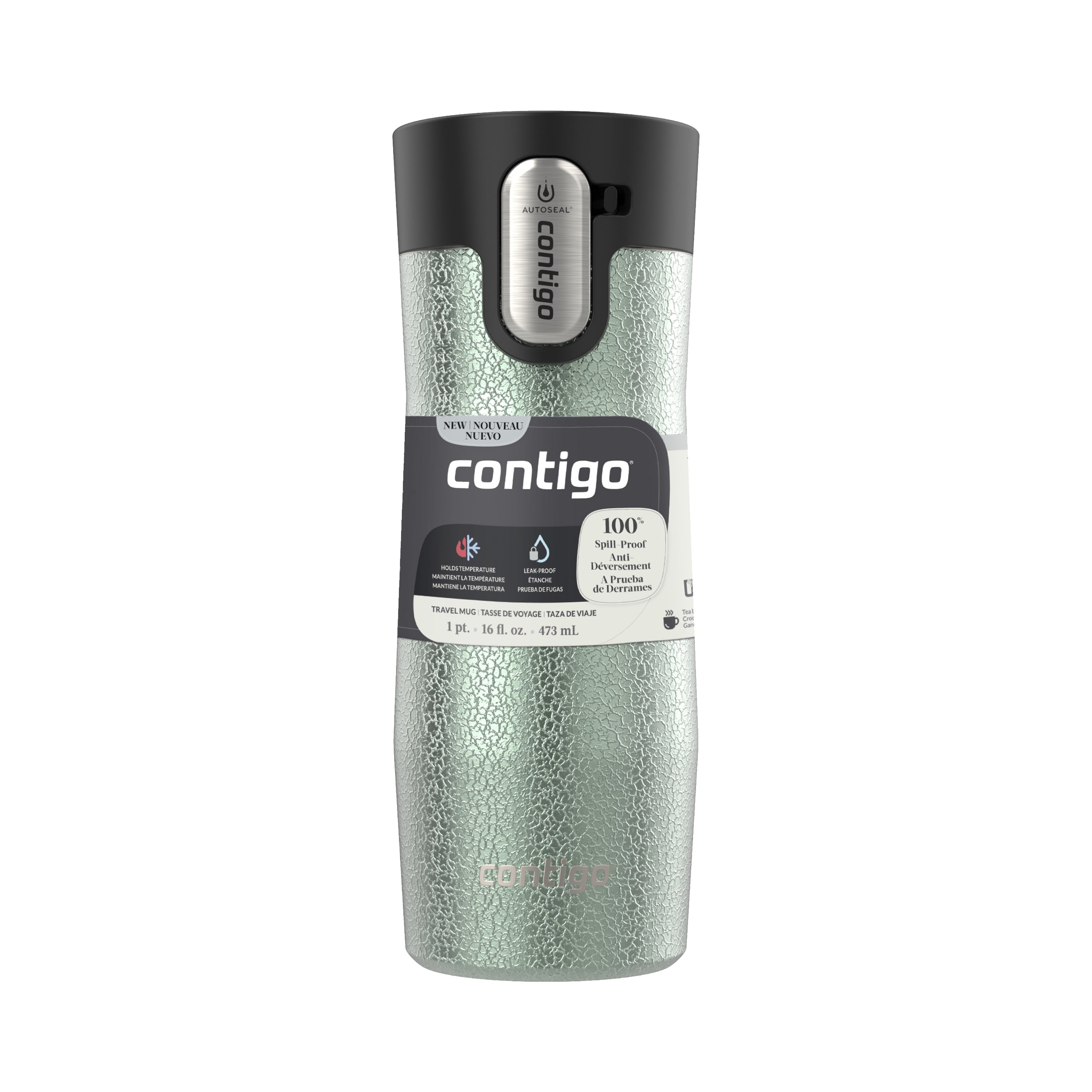 Contigo AUTOSEAL West Loop Vacuum-Insulated Stainless Steel Travel Mug with Easy-Clean Lid, 16 oz - Pick 617