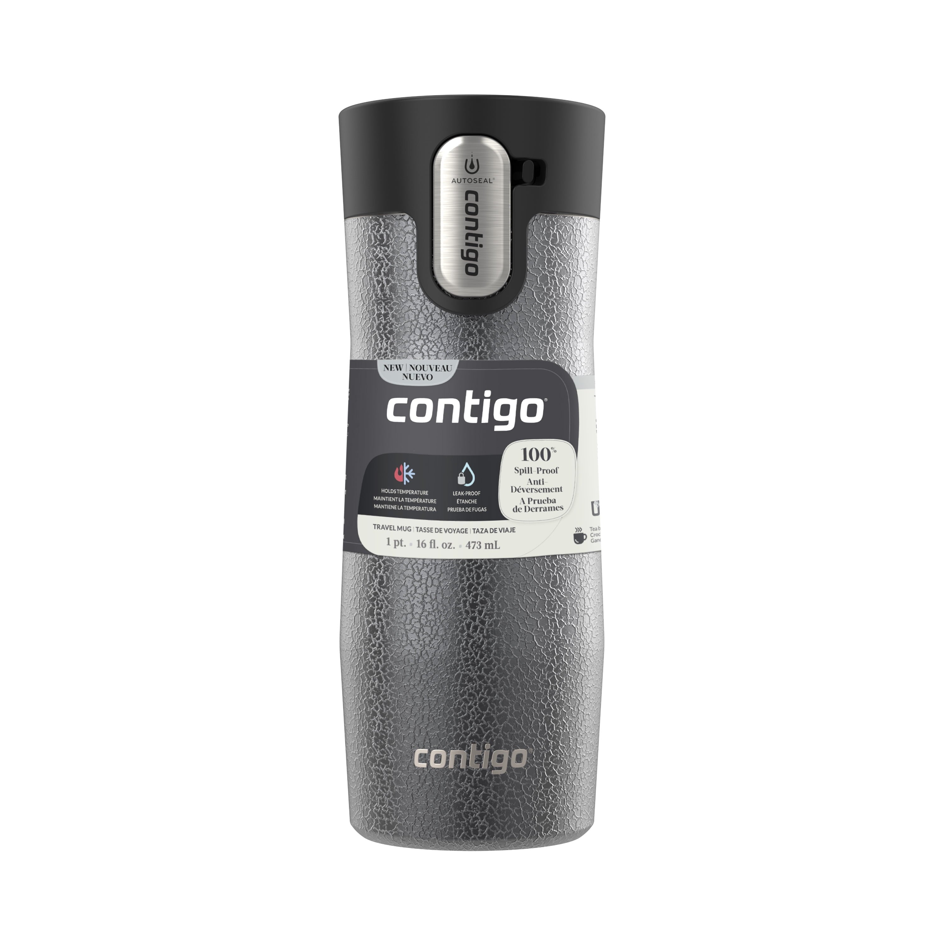 Contigo AUTOSEAL West Loop Vacuum-Insulated Stainless Steel Travel Mug with Easy-Clean Lid, 16 oz - Pick 617
