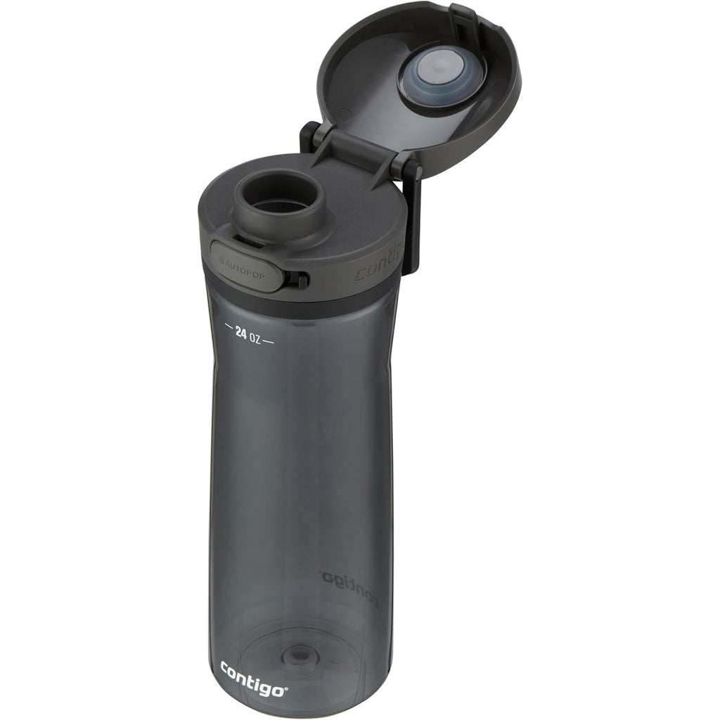 Contigo - Water Bottle with Leak-Proof and Locking Lid, BPA Free, 709ml Capacity, Black - Pick 801