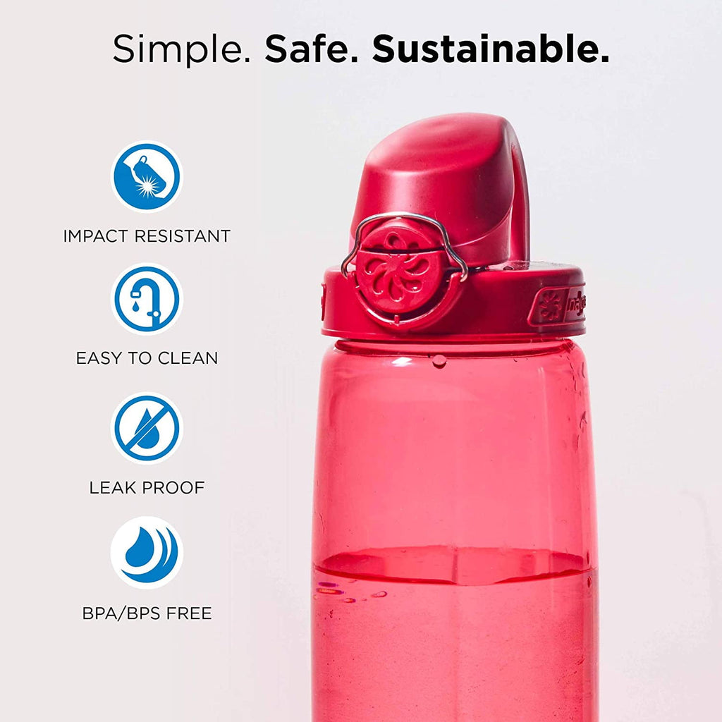 Nalgene Tritan OTF Water Bottle: 24oz, Glacial Blue - Pick 454