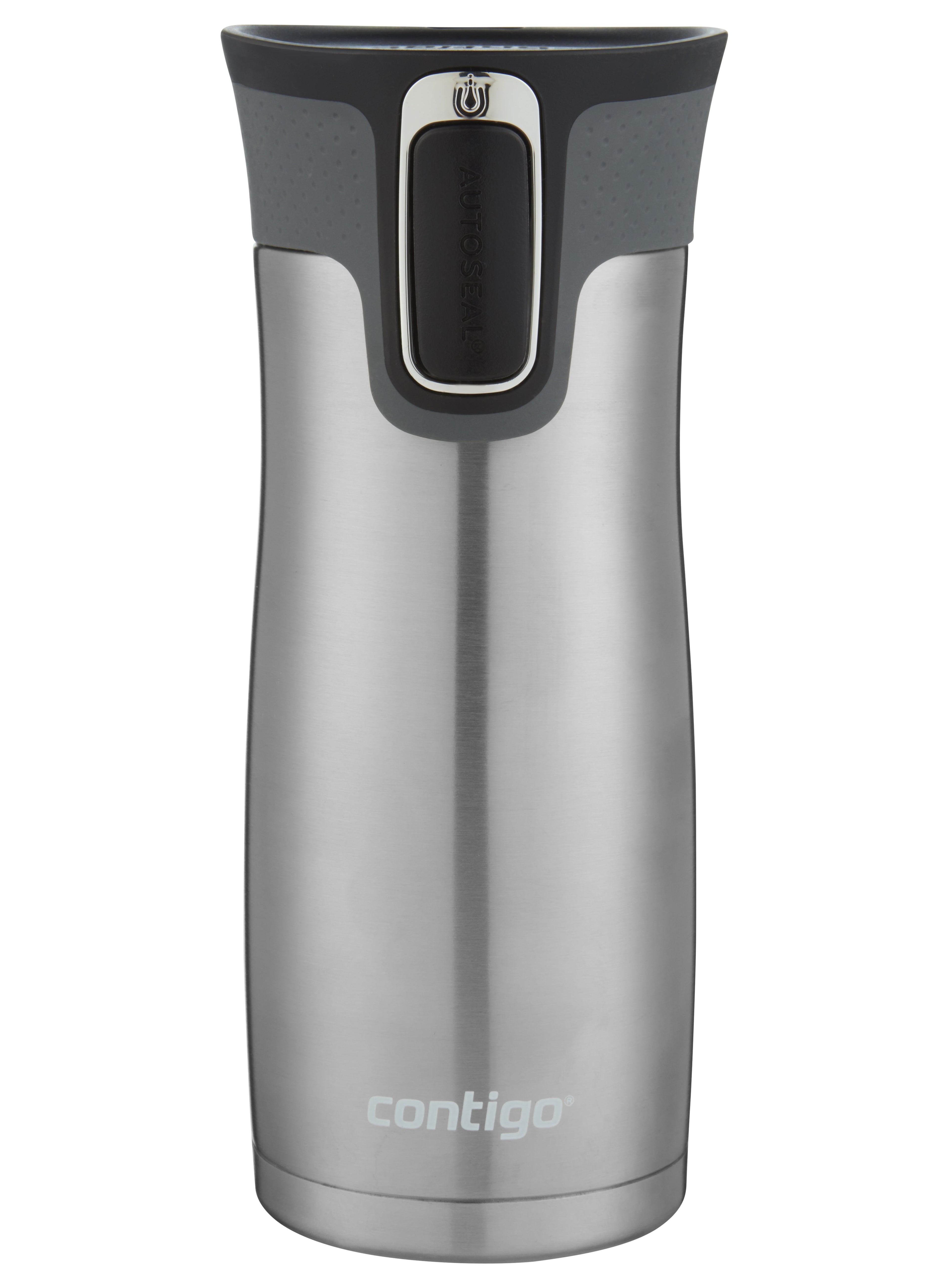 Contigo AUTOSEAL West Loop 2.0 Travel Mug, 16 oz., Stainless Steel with Black Button - Pick 605