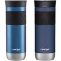 Contigo SNAPSEAL Insulated Stainless Steel Travel Mug with Grip, 20 oz, Blue Corn &amp; Midnight Berry, 2-Pack - Pick 764