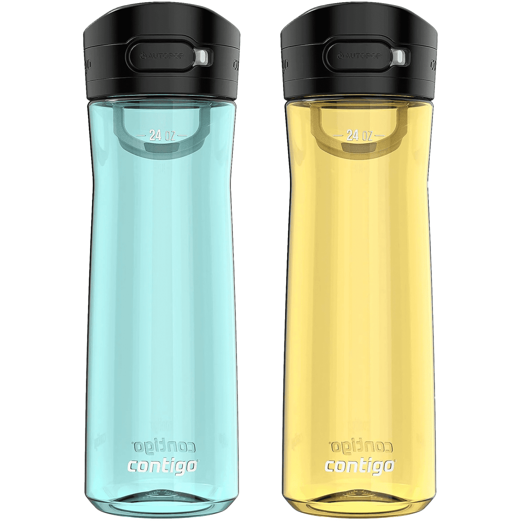 Contigo 24 oz. Jackson 2.0 Tritan Water Bottle 2-Pack - Jade Vine/Pineapple - Pick 658