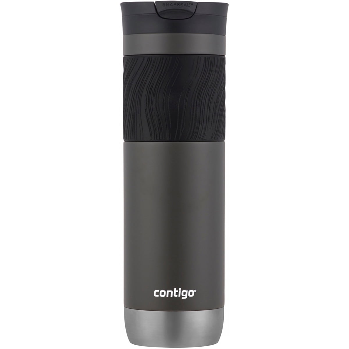 Contigo Byron 2.0 Stainless Steel Travel Mug with SNAPSEAL Lid and Grip in Black, 24 fl oz. - Pick 664