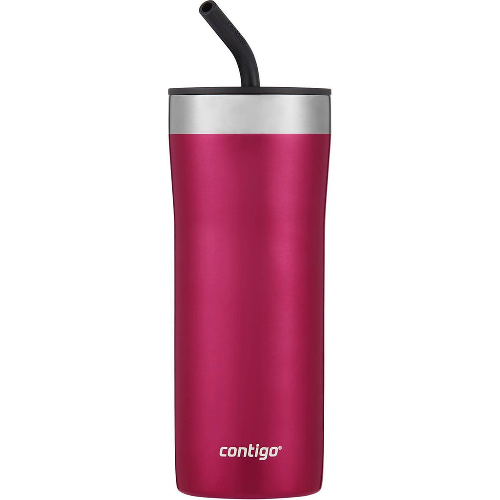 Contigo 24 oz. Streeterville Stainless Steel Tumbler with Straw - Dragon Fruit - Pick 435
