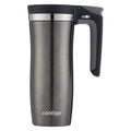 Contigo Autoseal Vacuum Insulated 16 Ounce Stainless Steel Gunmetal Travel Mug with Easy Lid - Pick 330