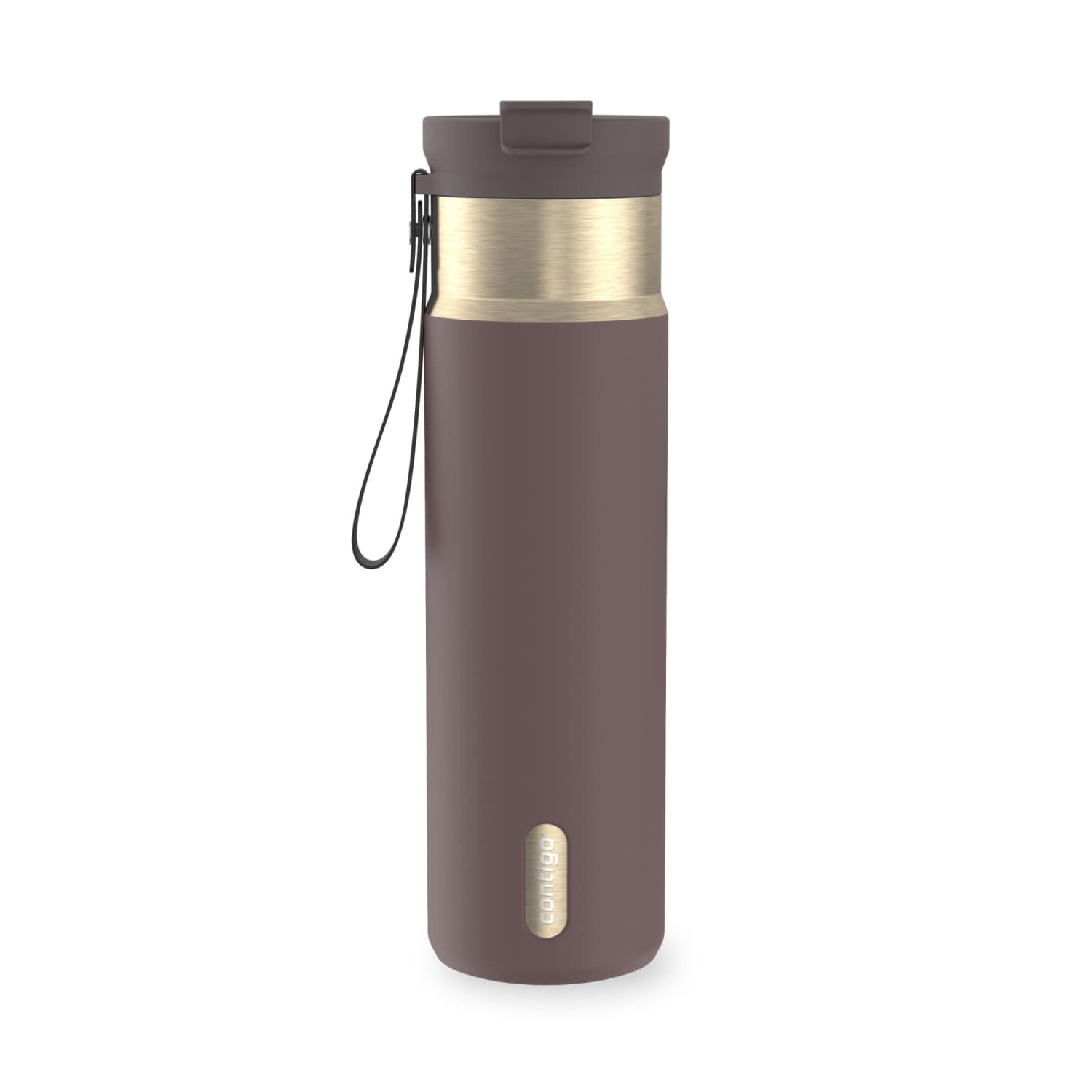 Contigo DualSip 24 oz Leakproof Insulated Water Bottle with Carrying Strap and 2-Way Lid - Pick 876