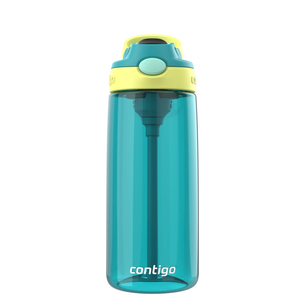 Contigo Kid's 20 oz. AutoSpout Straw Water Bottle - Juniper/Limelight - Pick 385