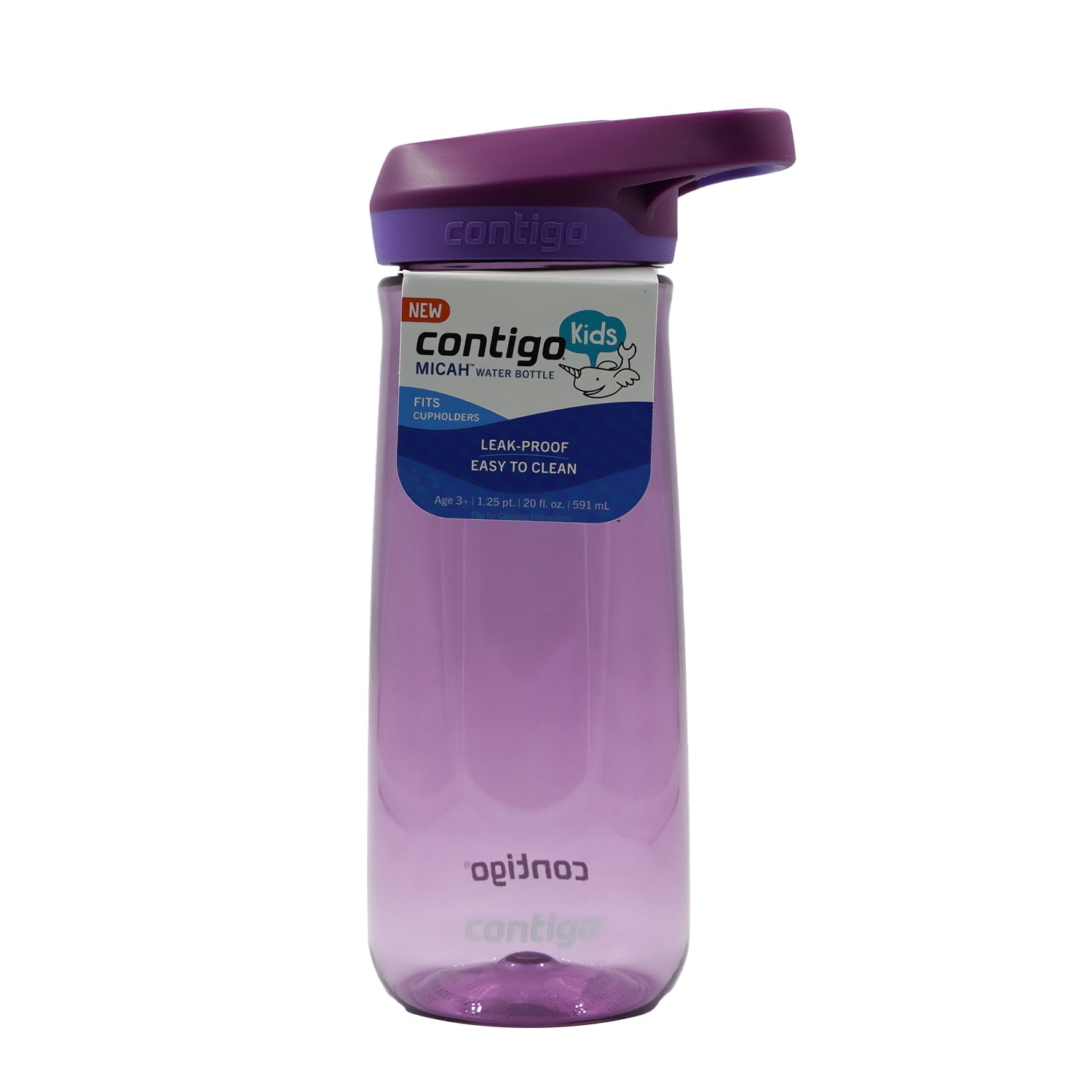 Contigo Kid's 20 oz. Micah Water Bottle w/ Simple Lid - Pineapple/Cool Lime - Pick 166