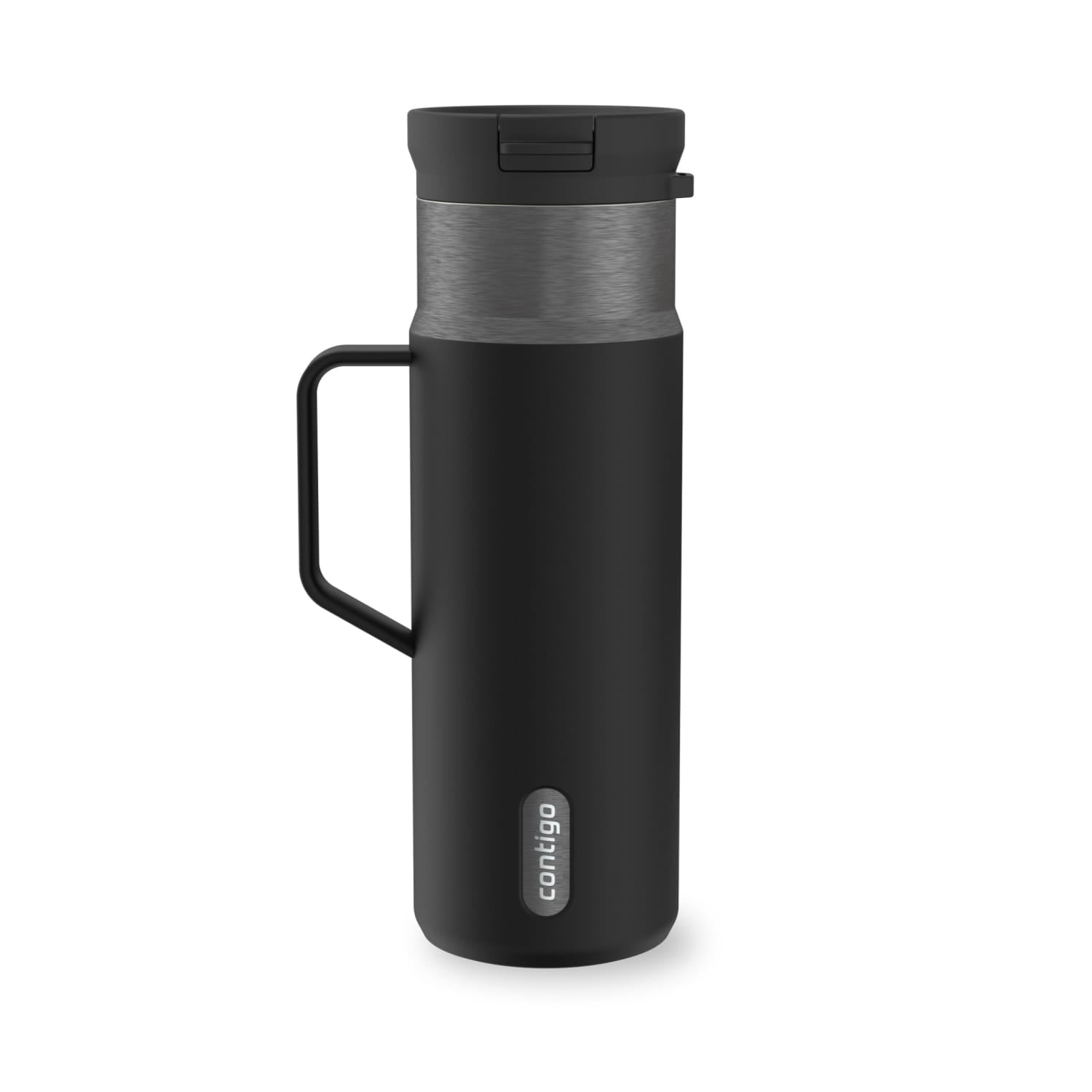 Contigo SnapSeal Leakproof Stainless Steel Reusable Water Bottle Tumbler with Side Handle, Dark Blue/Bronze, 20 oz - Pick 159