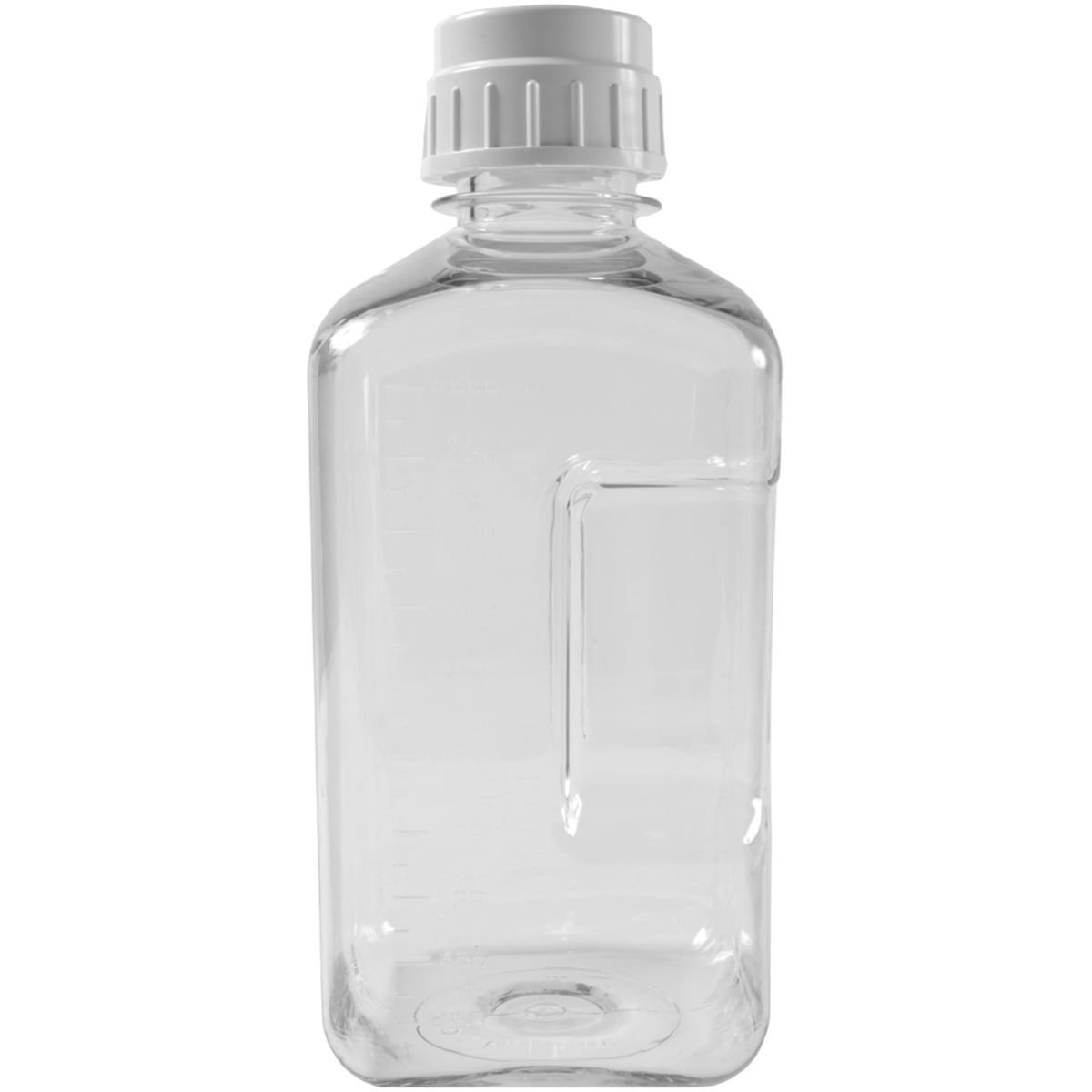 Nalgene Transparent Lexan Polycarbonate Square Storage Bottle - 8 oz. - Clear - Pick 386