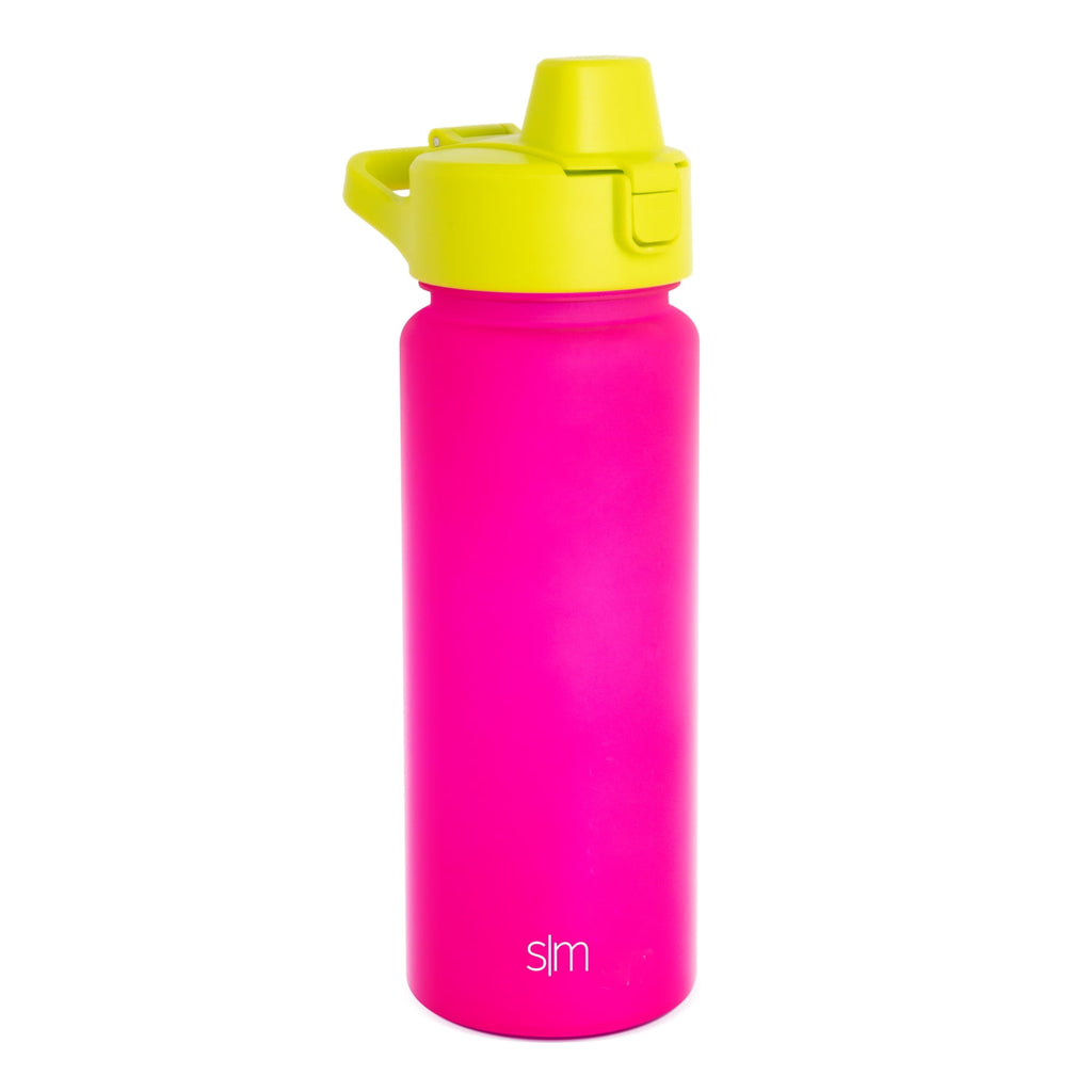 Simple Modern 22 fl oz Reusable Tritan Summit Water Bottle with Silicone Straw Lid|Raspberry Chartreuse - Pick 577