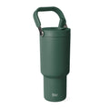 Simple Modern 30 fl oz Insulated Stainless Steel Trek Pivot Tumbler with Straw Lid and Top Handle|Forest - Pick 918