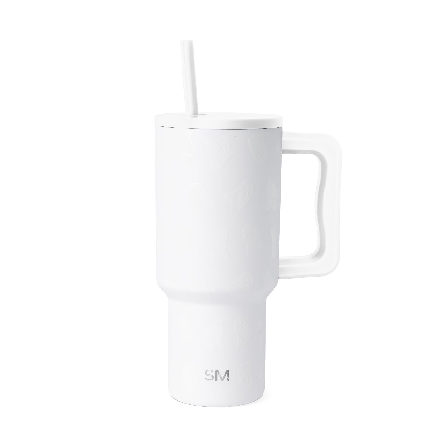 Simple Modern 30 fl oz Insulated Stainless Steel Trek Tumbler with Straw Lid | Seaglass Sage and Cream Checkmate - Pick 125