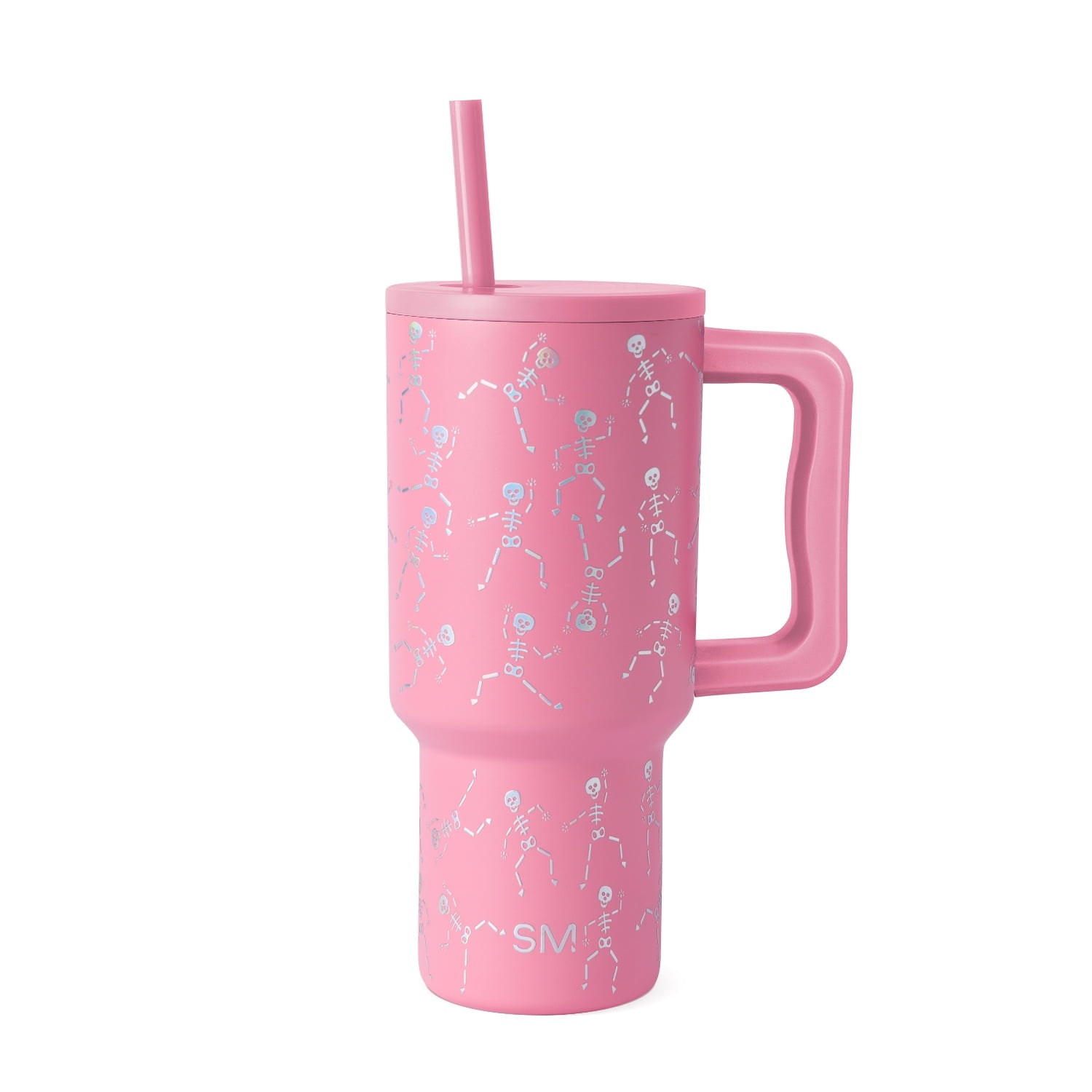 Simple Modern 30 fl oz Insulated Stainless Steel Trek Tumbler with Straw Lid | Seaglass Sage and Cream Checkmate - Pick 125