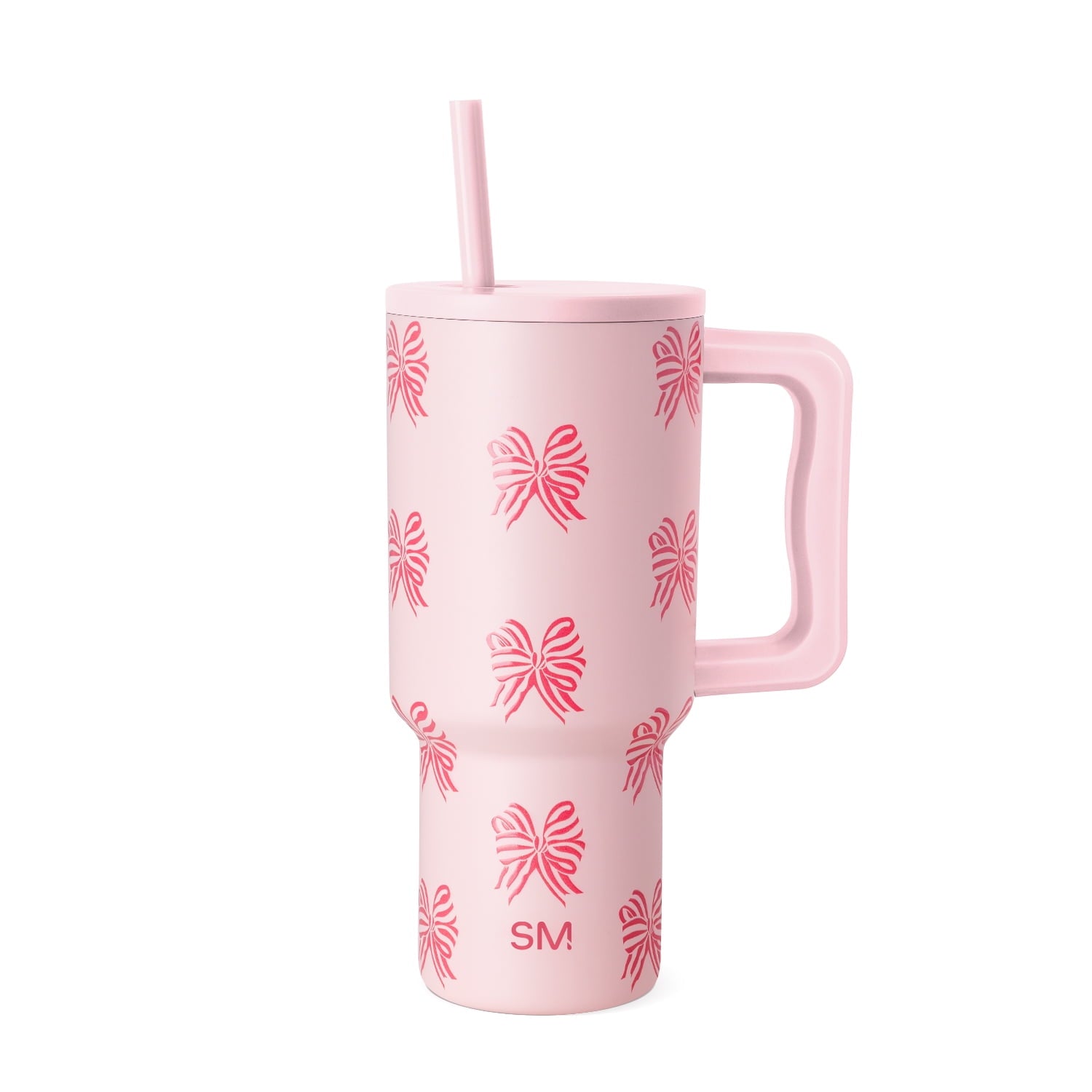 Simple Modern 30 fl oz Insulated Stainless Steel Trek Tumbler with Straw Lid | Seaglass Sage and Cream Checkmate - Pick 125