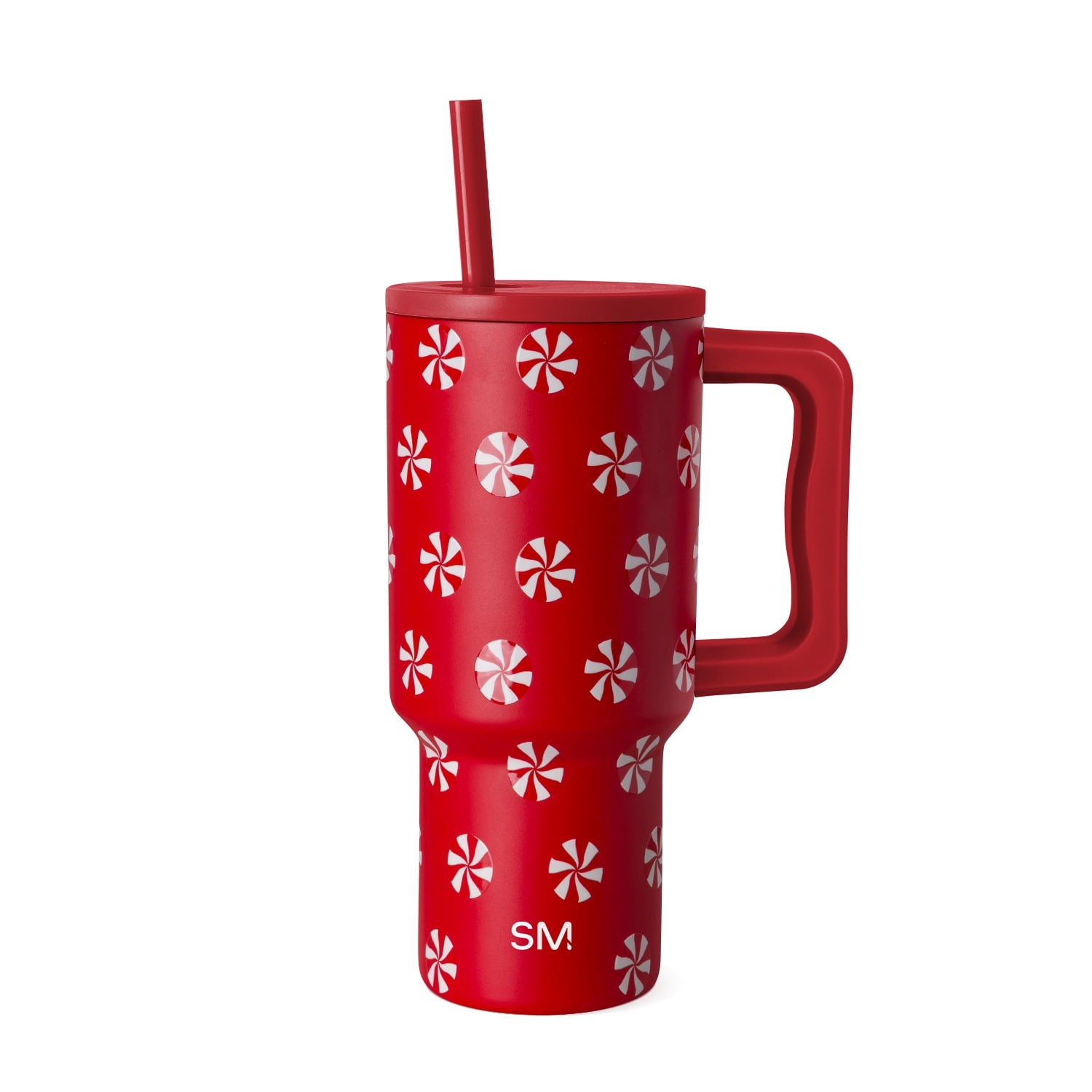 Simple Modern 30 fl oz Insulated Stainless Steel Trek Tumbler with Straw Lid | Seaglass Sage and Cream Checkmate - Pick 125
