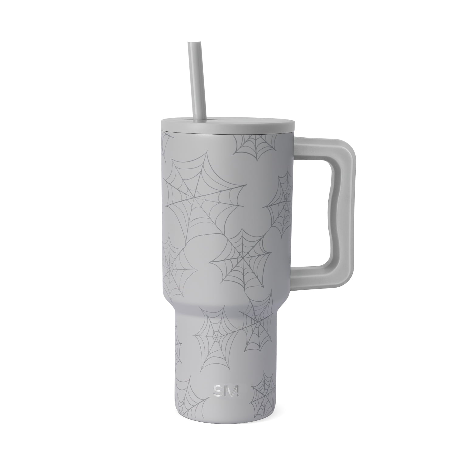 Simple Modern 30 fl oz Insulated Stainless Steel Trek Tumbler with Straw Lid | Seaglass Sage and Cream Checkmate - Pick 125