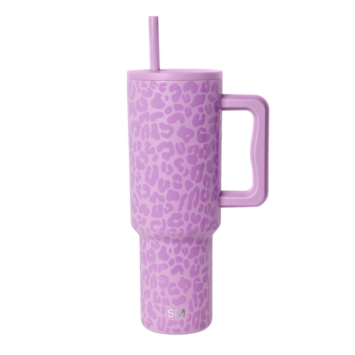 Simple Modern 40 fl oz Insulated Stainless Steel Trek Tumbler with Straw Lid | Blush - Pick 123