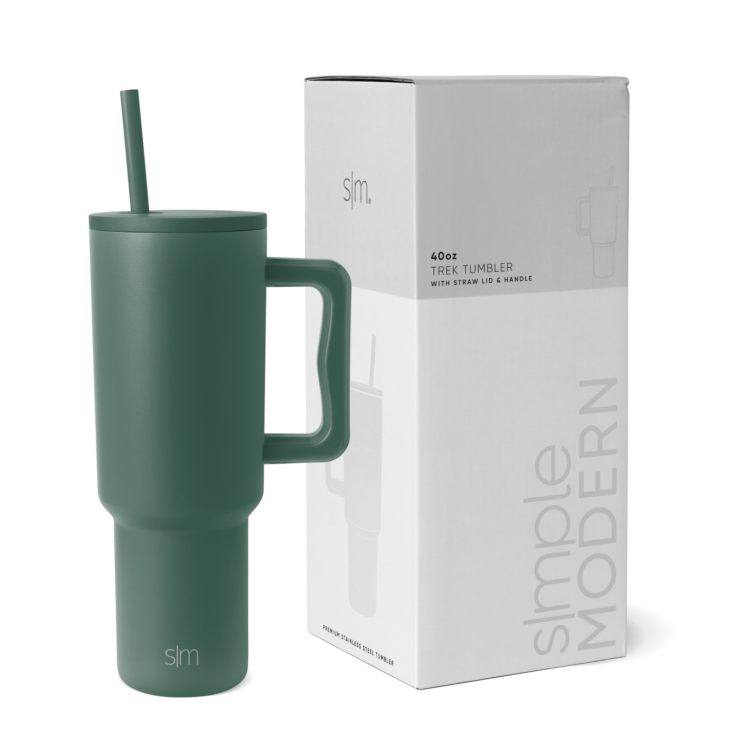 Simple Modern 40 fl oz Insulated Stainless Steel Trek Tumbler with Straw Lid | 80s Mix - Pick 812