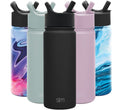 Simple Modern Summit Water Bottle Straw Lid Vacuum Insulated Stainless Steel Bottle | 18 fl oz - Pick 325