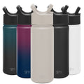 Simple Modern Summit Water Bottle Straw Lid Vacuum Insulated Stainless Steel Bottle | 18 fl oz - Pick 395