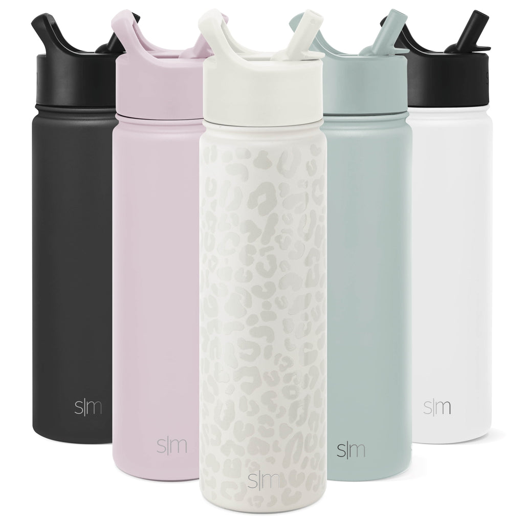 Simple Modern Summit Water Bottle Straw Lid Vacuum Insulated Stainless Steel Bottle | 22 fl oz - Pick 750