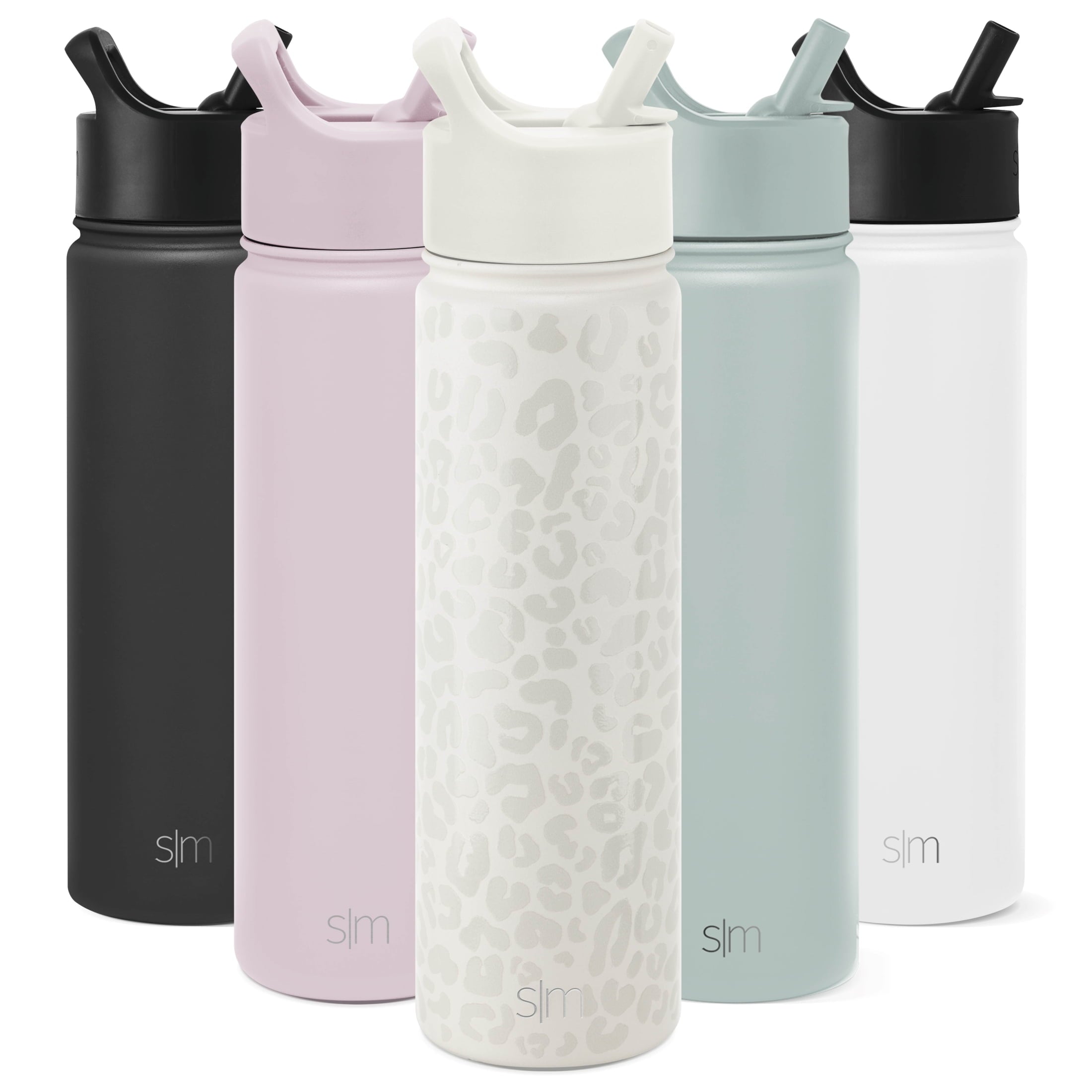 Simple Modern Summit Water Bottle Straw Lid Vacuum Insulated Stainless Steel Bottle | 22 fl oz - Pick 750
