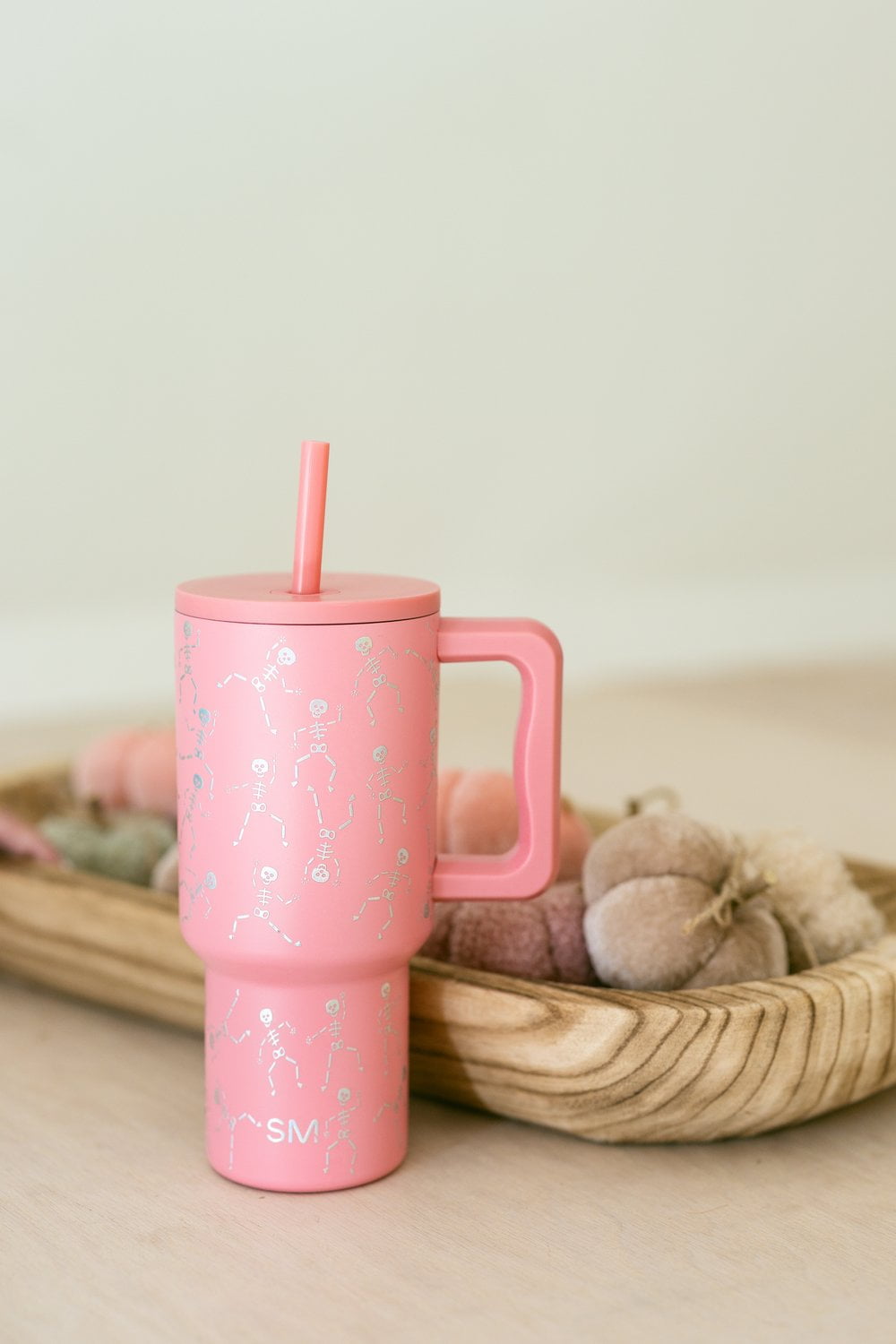 Simple Modern 30 fl oz Insulated Stainless Steel Trek Tumbler with Straw Lid | Seaglass Sage and Cream Checkmate - Pick 125
