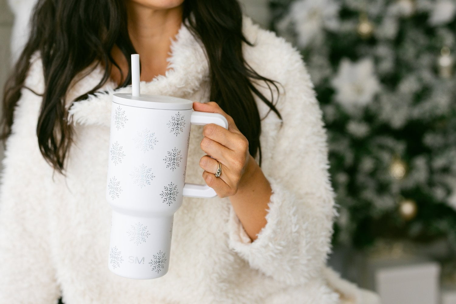 Simple Modern 30 fl oz Insulated Stainless Steel Trek Tumbler with Straw Lid | Seaglass Sage and Cream Checkmate - Pick 125